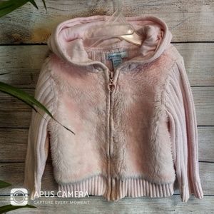 Long sleeve Faux Fur Sweater
